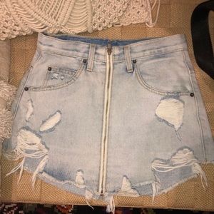 Carmar denim skirt